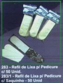 Refil de Lixa p/ Pedicure c/ saquinho 50 unidades